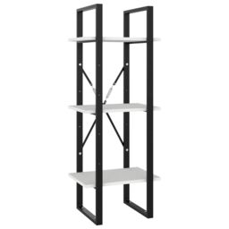 Berkfield Home 5-Tier Book Cabinet White 40x30x175 cm Engineered Wood - Size: 40 x 30 x 175 cm - thumbnail 5