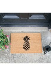 Artsy Mats Pineapple doormat - Regular 60x40cm in Black - Size: 40 cm x 60 cm - thumbnail 2