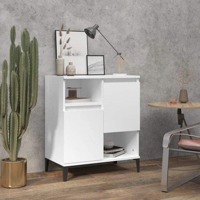 Berkfield Home Sideboard White 60x35x70 cm Engineered Wood - Size: 60 x 35 x 70 cm - image 1