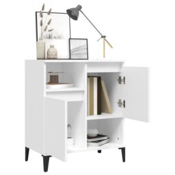 Berkfield Home Sideboard White 60x35x70 cm Engineered Wood - Size: 60 x 35 x 70 cm - thumbnail 4