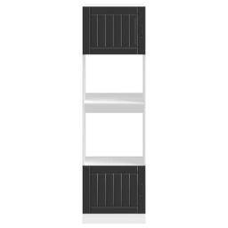 Berkfield Home Oven Cabinets 2 pcs Kalmar Black Engineered Wood - thumbnail 4