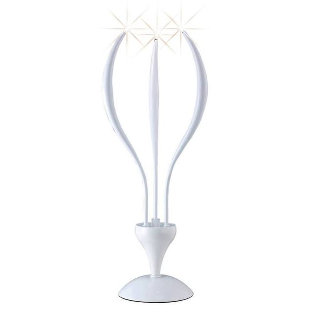 Netlighting Llamas Table Lamp 3 Light G4 Gloss White NOT LEDCFL Compatible - image 1