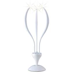 Netlighting Llamas Table Lamp 3 Light G4 Gloss White NOT LEDCFL Compatible - thumbnail 1