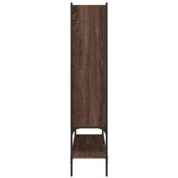 Berkfield Home Bookcase Brown Oak 102x30x141.5 cm Engineered Wood - thumbnail 6
