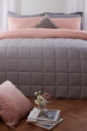 OHS Sensory Sleep Therapy Weighted Blanket 125 x 180 cm 6kg in Grey - Size: 125 cm x 180 cm - thumbnail 2