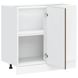 Berkfield Home Sink Base Cabinet Lucca Brown Oak Engineered Wood - thumbnail 6