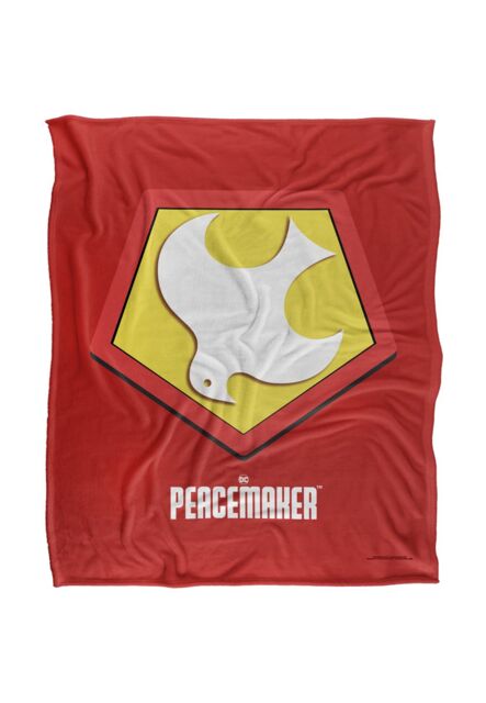 Warner Brothers Peacemaker Officially Licensed Silky Touch Super Soft Throw Blanket 152 x 127 cm in White - image 1