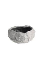 KDMD Rough Textured Grey Ceramic Planter 18cm - thumbnail 1