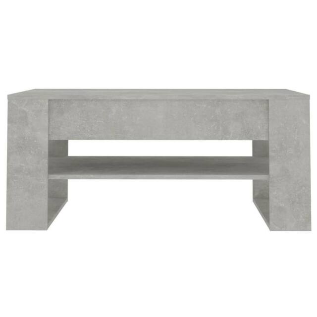 Berkfield Home Decorative Coffee Table Concrete Grey 102x55x45 cm Engineered Wood - Size: 102 x 55 x 45 cm - image 1