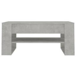 Berkfield Home Decorative Coffee Table Concrete Grey 102x55x45 cm Engineered Wood - Size: 102 x 55 x 45 cm - thumbnail 1