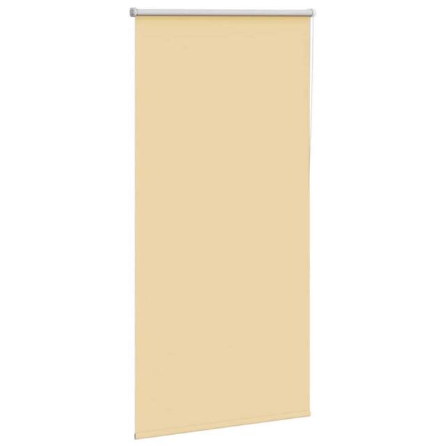 Berkfield Home Roller Blind Blackout Beige 65x175 cm Fabric Width 60.7 cm Polyester - image 1