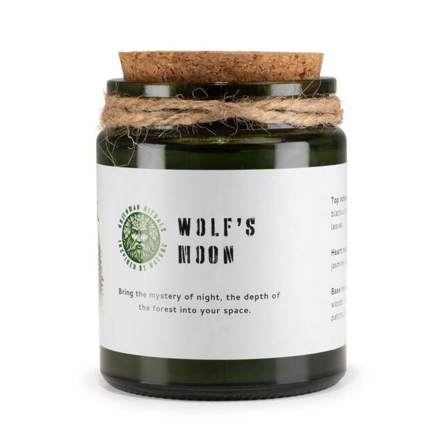 Serenityy Night Time Soy Candle - Wolf's Moon in Green - Size: 0.5m x 1m - image 1