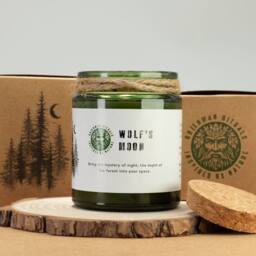 Serenityy Night Time Soy Candle - Wolf's Moon in Green - Size: 0.5m x 1m - thumbnail 4