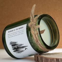 Serenityy Night Time Soy Candle - Wolf's Moon in Green - Size: 0.5m x 1m - thumbnail 3