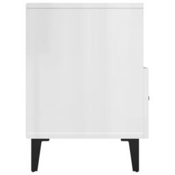 Berkfield Home TV Cabinet High Gloss White 80x36x50 cm Engineered Wood - Size: 80 x 36 x 50 cm - thumbnail 8