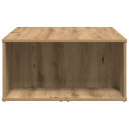 Berkfield Home Coffee Table Artisan Oak 90x67x33 cm Engineered Wood in Brown - Size: 90 x 67 x 33 cm - thumbnail 5