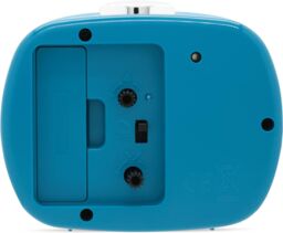 Acctim Camille Analogue Alarm Clock Quartz Luminous Hands Chrome Bezel in Blue - thumbnail 3