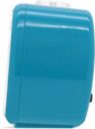 Acctim Camille Analogue Alarm Clock Quartz Luminous Hands Chrome Bezel in Blue - thumbnail 5