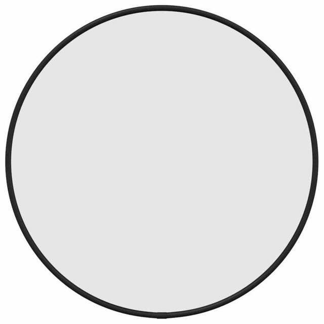 Berkfield Home Wall Mirror Black √ò 40 cm Round - image 1