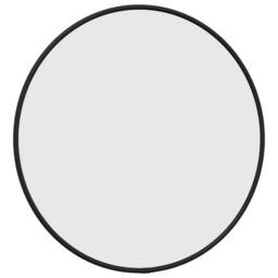 Berkfield Home Wall Mirror Black √ò 40 cm Round - thumbnail 3