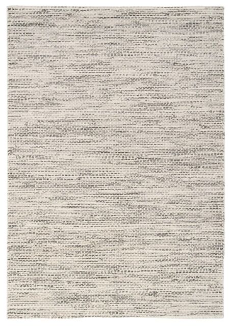 Grey Beige Minimalist Modern Living Area Runner Rug