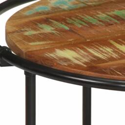 Berkfield Home Coffee Table 110x55x40 cm Solid Wood Reclaimed in Brown - Size: 110 x 55 x 40 cm - thumbnail 6