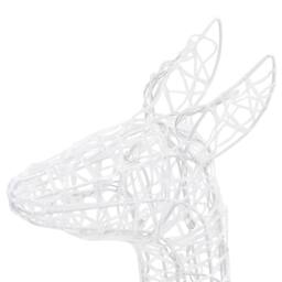 Berkfield Home Acrylic Reindeer Family Christmas Decoration 160 LED Blue - thumbnail 8