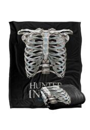 Supernatural Hunter Inside Officially Licensed Silky Touch Super Soft Throw Blanket 152x127 cm in White - thumbnail 2