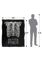 Supernatural Hunter Inside Officially Licensed Silky Touch Super Soft Throw Blanket 152x127 cm in White - thumbnail 5