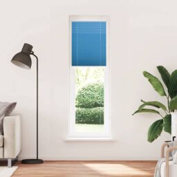 Berkfield Home Pleated Blind Blue 55x200 cm Fabric Width 54.4 cm Polyester - thumbnail 2