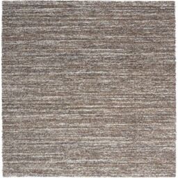 The Rug Shop UK Brown Modern Shaggy Plain Abstract Striped Easy to Clean Brown Rug - Size: 160 cm x 230 cm - thumbnail 3