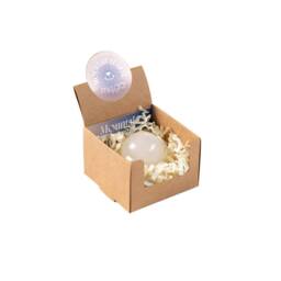 Myga Crystal Spheres in White - thumbnail 3