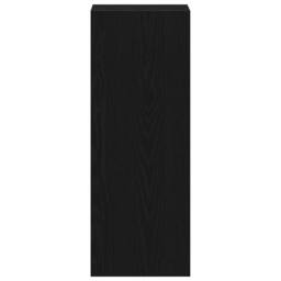 Berkfield Home Bookcase Stackable Black Oak 30x30x80 cm Engineered Wood - Size: 30 x 30 x 80 cm - thumbnail 5
