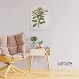 "Artery8 New Zealand Kohuhu & Karo Plant Featon Canvas Wall Art Print in Beige - Size: W12"" x H16""" - thumbnail 3