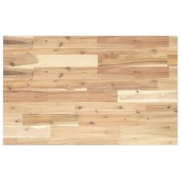 Berkfield Home Bathroom Vanity Top Untreated 60x50x2 cm Solid Wood Acacia in Brown - Size: 60 x 50 x 2 cm