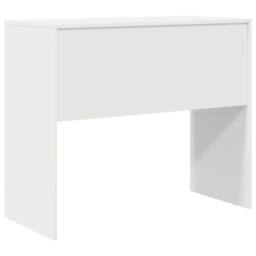 Berkfield Home Writing Desk White Engineered Wood Medium Minimalistic - thumbnail 7