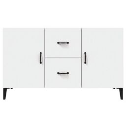 Berkfield Home Sideboard White 100x36x60 cm Engineered Wood - Size: 100 x 36 x 60 cm - thumbnail 5