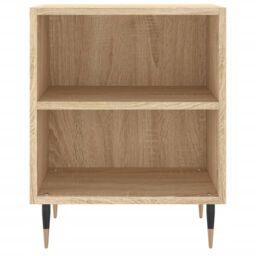 Berkfield Home Bedside Cabinets 2 pcs Sonoma Oak 40x30x50 cm Engineered Wood in Brown - Size: 40 x 30 x 50 cm - thumbnail 5