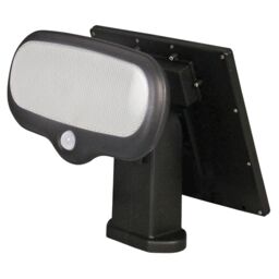 mysmartbuy Solar Powered LED Security Light with PIR Motion Sensor - 500 Lumen Weatherproof Outdoor Garden Wall Lamp - H26 x W19 x D25cm in Black - thumbnail 3