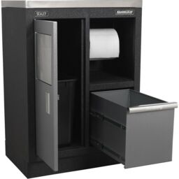Loops Multifunction Modular Garage Cabinet - 680 460 x 910mm - Aluminium Handles - thumbnail 4