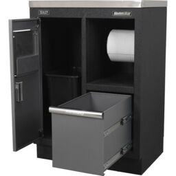 Loops Multifunction Modular Garage Cabinet - 680 460 x 910mm - Aluminium Handles - thumbnail 5
