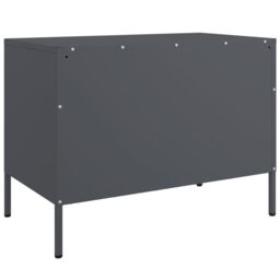 Berkfield Home TV Cabinet Anthracite 68x39x50.5 cm Steel - thumbnail 8