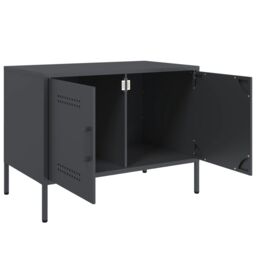 Berkfield Home TV Cabinet Anthracite 68x39x50.5 cm Steel - thumbnail 9