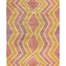 Wyld and Coco Multicolour Cotton Area Rug 140 x 200 cm Hand-Tufted Modern Abstract - Size: 140 cm x 200 cm - thumbnail 2
