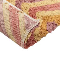 Wyld and Coco Multicolour Cotton Area Rug 140 x 200 cm Hand-Tufted Modern Abstract - Size: 140 cm x 200 cm - thumbnail 5
