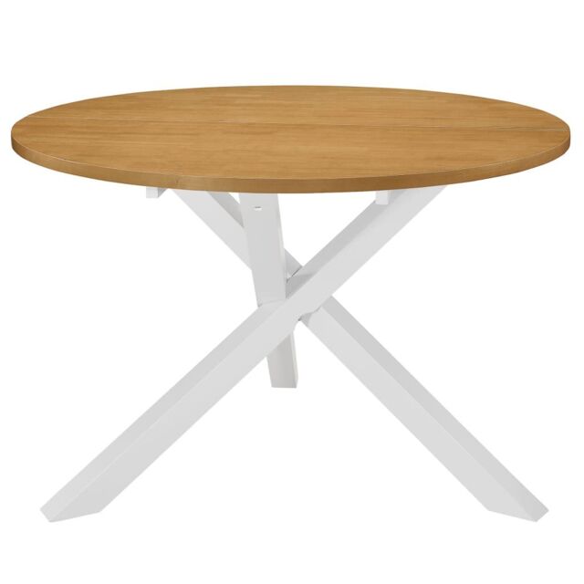 Berkfield Home Dining Table White 120x75 cm MDF - image 1