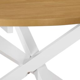 Berkfield Home Dining Table White 120x75 cm MDF - thumbnail 3