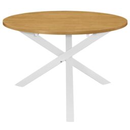 Berkfield Home Dining Table White 120x75 cm MDF - thumbnail 2