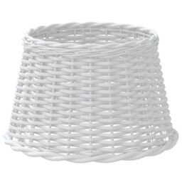 Berkfield Home Lamp Shade White √ò45x28 cm Wicker - Size: 45x28 cm - thumbnail 2