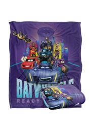 DC Comics Batwheels Bam Coming at You Blanket 152 x 127 cm in White - thumbnail 2